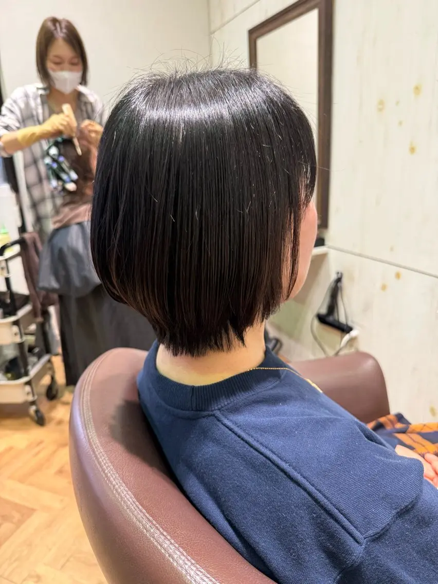 ショート ショートボブ ボブ ショートヘア 溝口 槙里也のヘアスタイル