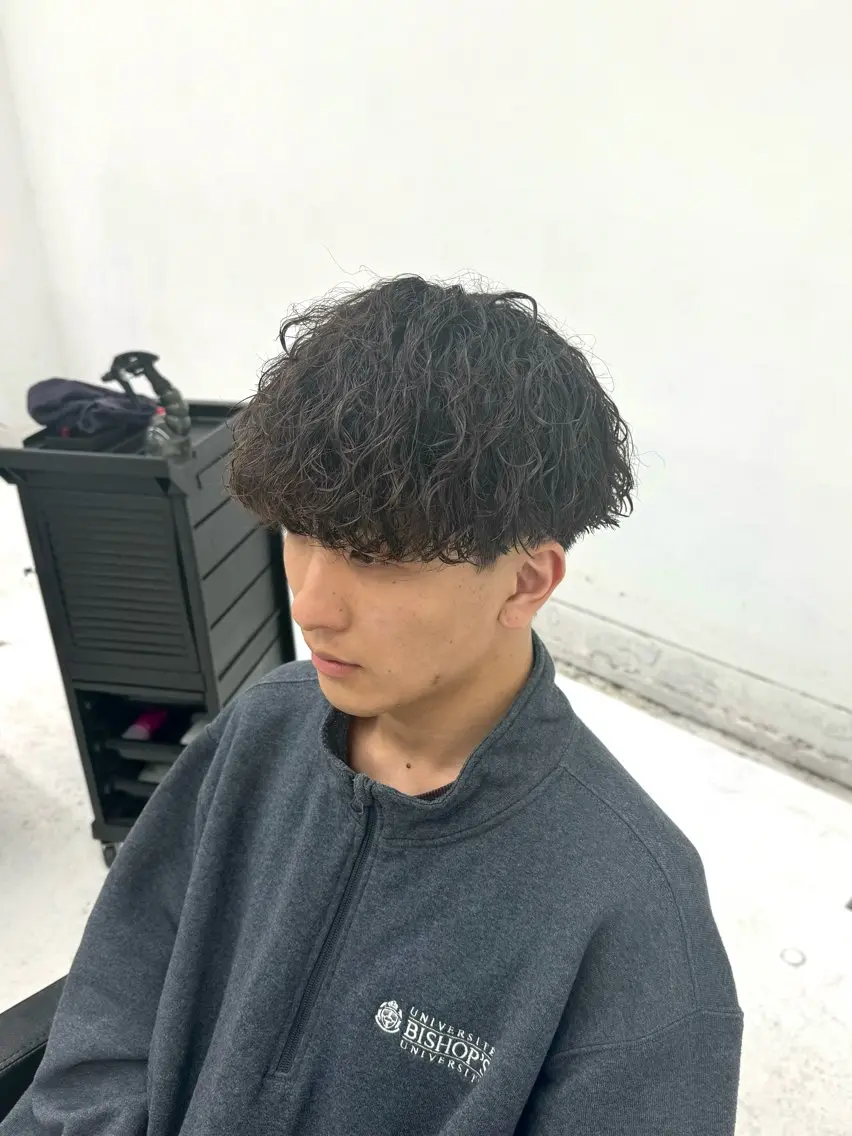 パーマ メンズ カット パーマ 柏メンズカットパーマ NO.1タイチのヘアスタイル
