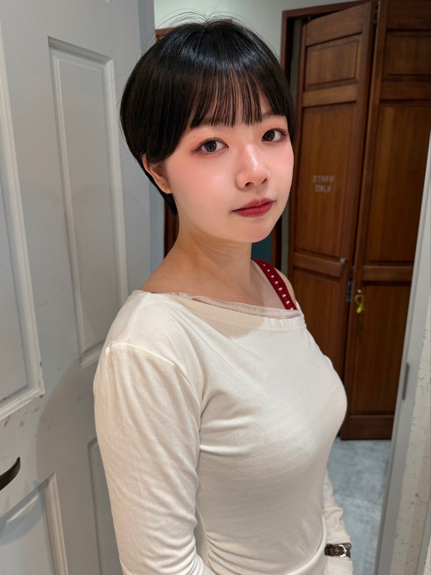 ショート カラー 似合わせカット カット トリートメント mai / linoah˚✧のヘアスタイル
