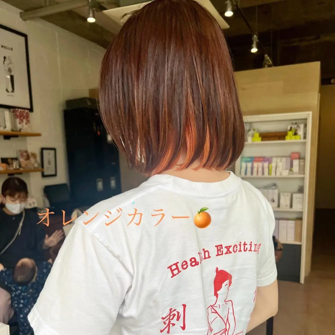 ミディアム カラー カット ヘアカラー 生田 博紀のヘアスタイル