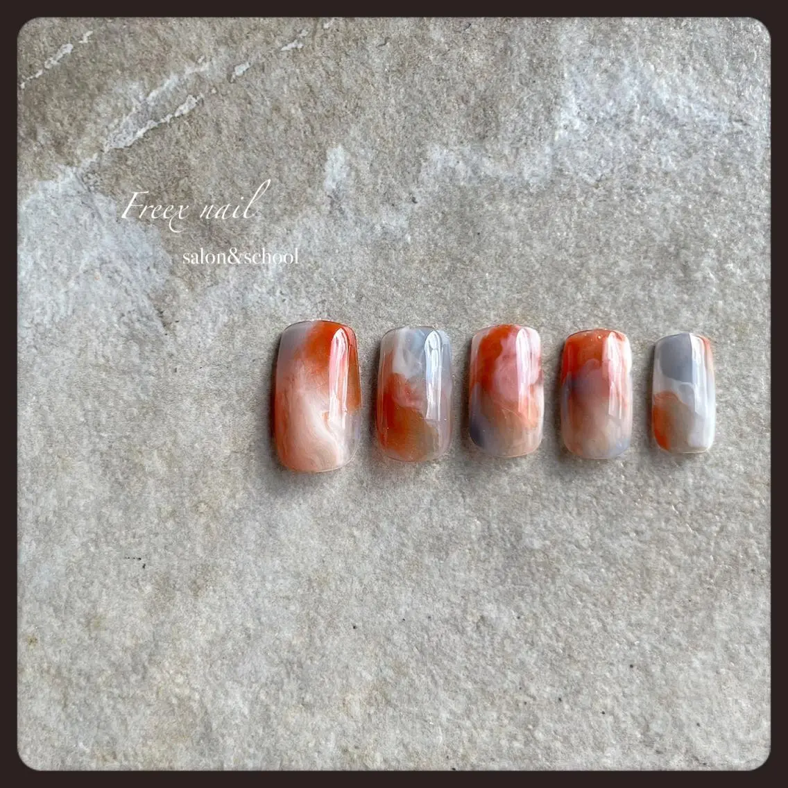 ネイル 大理石ネイル(マーブル) ニュアンスネイル ハンドネイル ハンドケア freex nail /ニュアンス/個性派のネイルデザイン