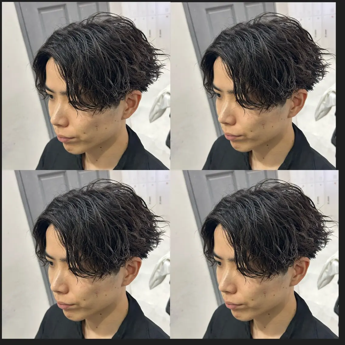 ショート カラー パーマ ヘアアレンジ メンズ 🔥メンズパーマ 特化 渡辺一翔のヘアスタイル