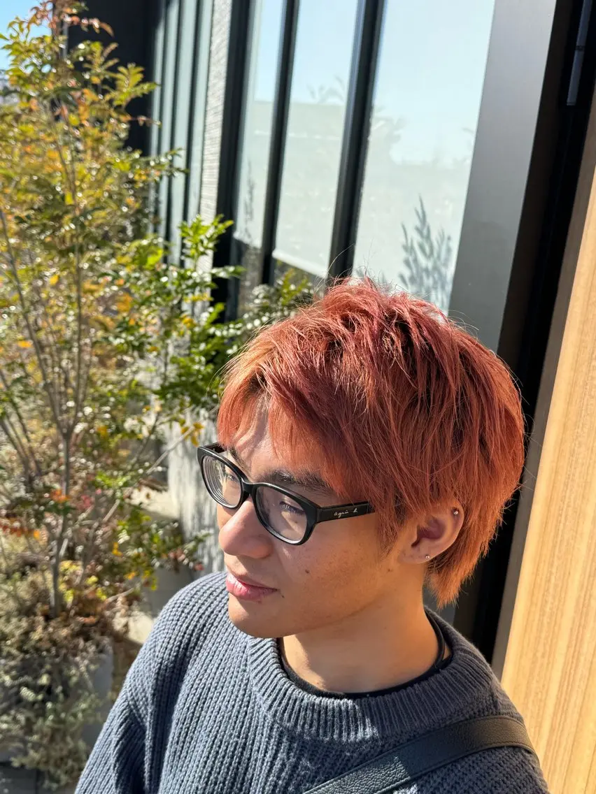 ⭐️【頭皮に優しい】艶カラー⭐️の写真
