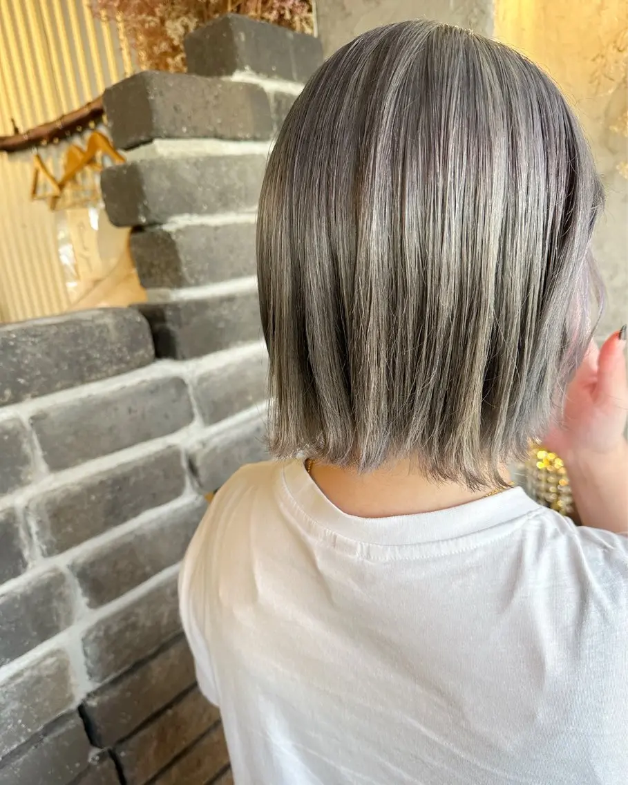 ロング ヘアカラー トリートメント 玉木 育実のヘアスタイル