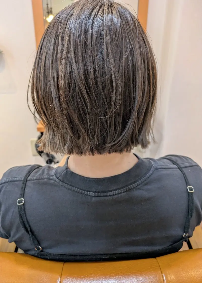 ︎✂️⸒⸒カット＋イルミナカラー🌈＋最高級フローディアトリートメントにケアプロ付‎🩷の写真