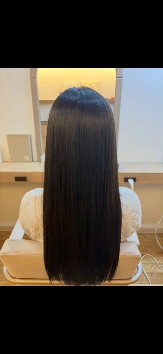 🌟似合わせ小顔cut🌟+ノンダメージ酸性縮毛矯正+TOKIOトリートメントの写真