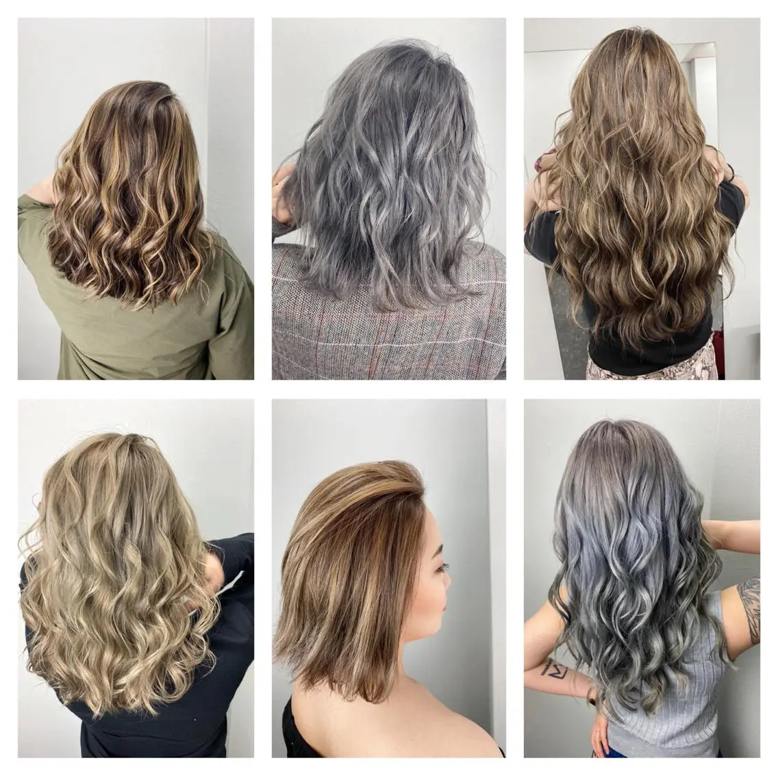 セミロング カラー ヘアアレンジ メンズ 🧡可愛い色落ち🧡 ハイトーン特化🧡のヘアスタイル