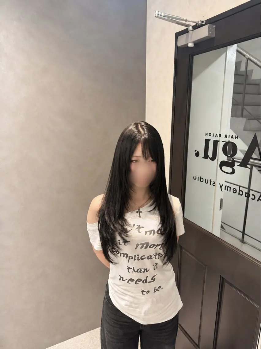 ロング レイヤーカット カット ヘアカラー 🦥じゅんぺい∕艶髪 透明感∕∕レイヤーのヘアスタイル