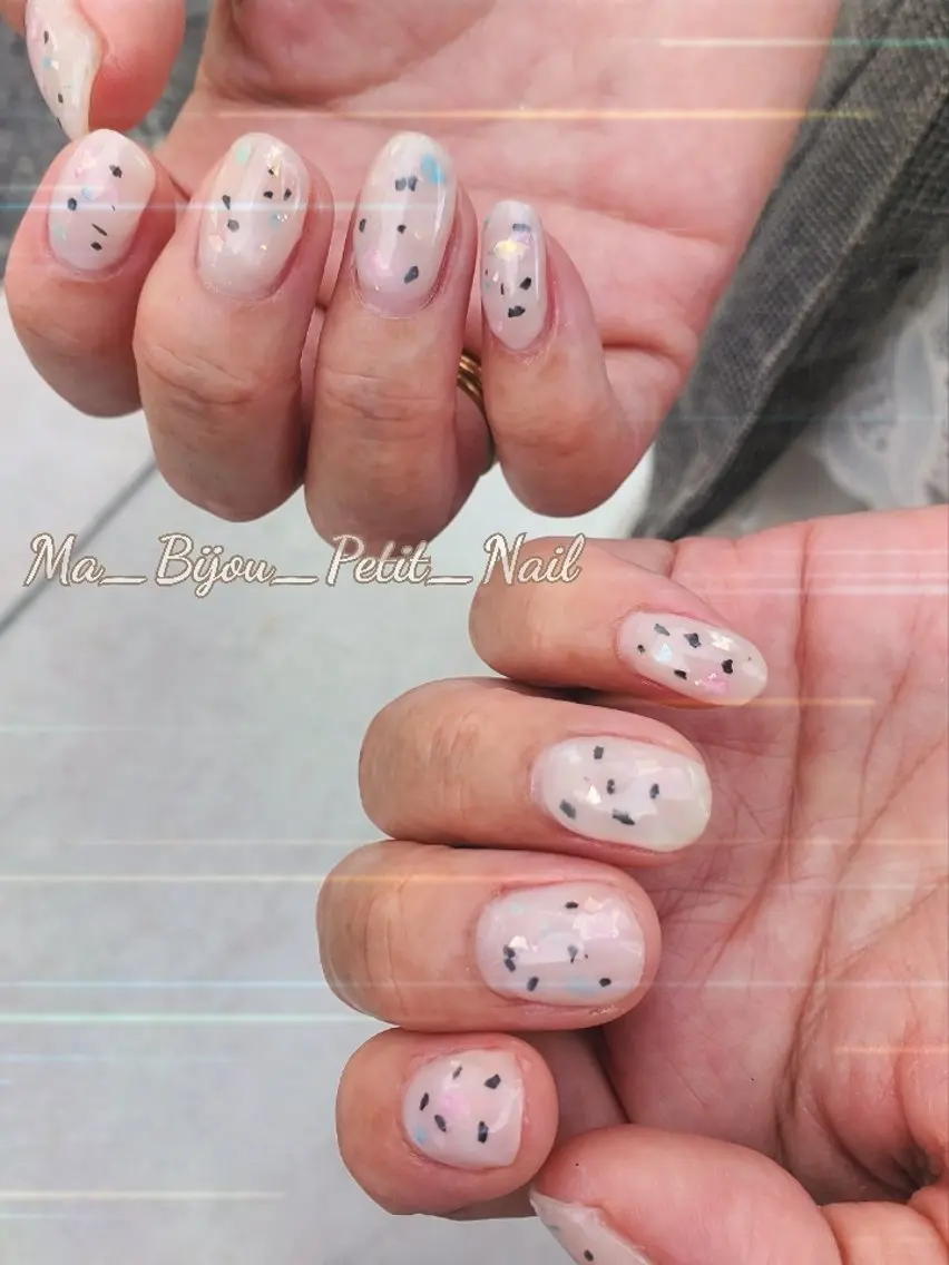 ネイル 持ち込み ハンドネイル ハンドケア Ma Bijou Petit/Mariのネイルデザイン