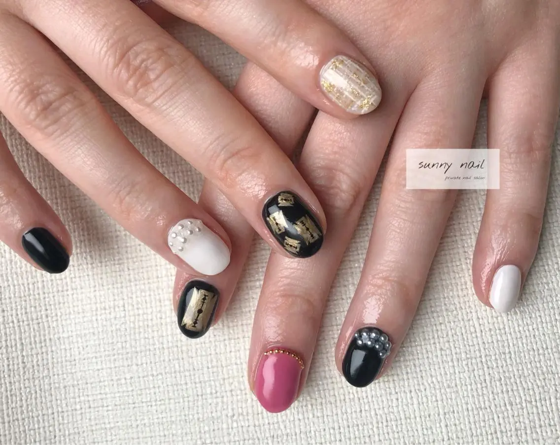 ネイル アートネイル クリアネイル ジェルネイル ニュアンスネイル パラジェル sunny nailのネイルデザイン