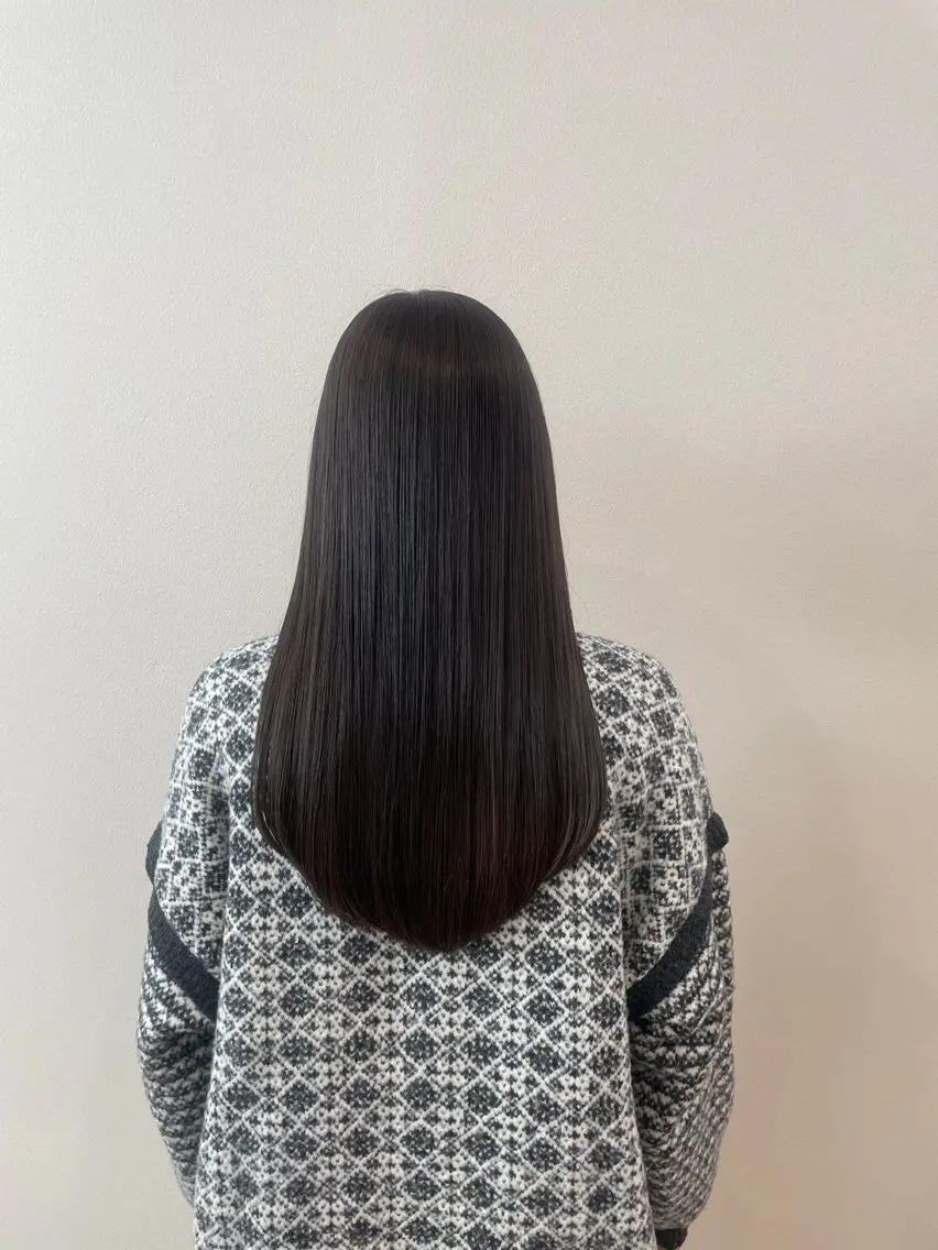 ロング カラー 透明感カラー トリートメント 西尾美容室libuR Ryokaのヘアスタイル