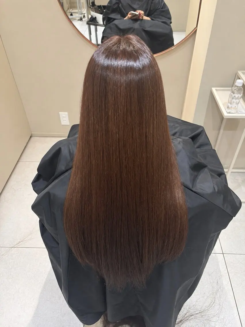 ロング カラー カット ヘアカラー トリートメント 難波駅から徒歩1分 MITSUKI⭐️のヘアスタイル