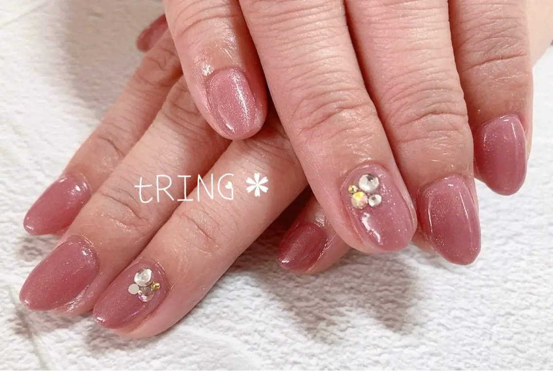 ネイル ハンドネイル tRING＊ しいの木台のネイルデザイン