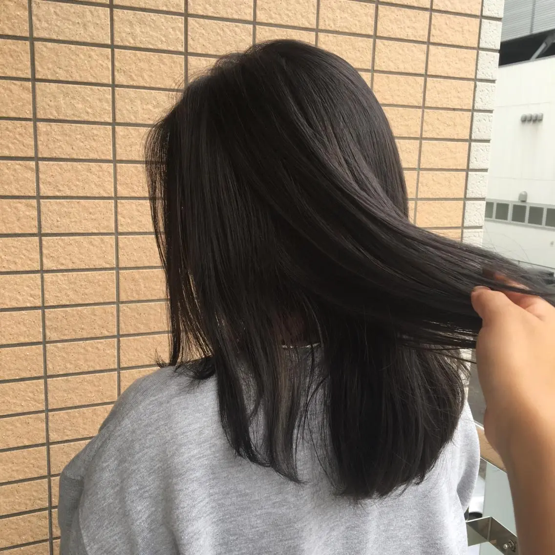 カラー グレージュ 広がり、まとまらない お悩み改善/ 中田のヘアスタイル