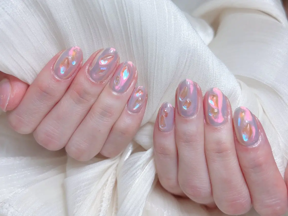 ネイル ハンドネイル M 🌷Nail 長さだし専門店のネイルデザイン