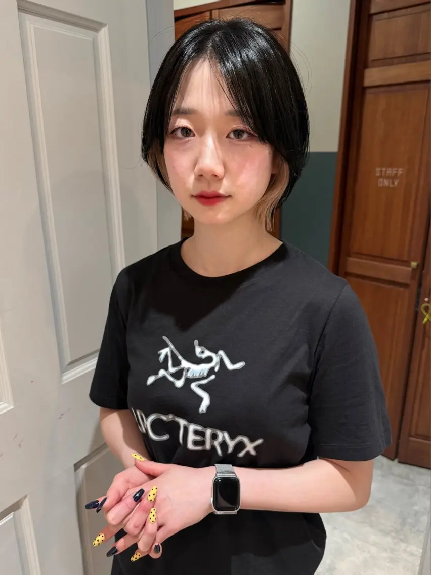 ショート カラー 似合わせカット カット ヘアカラー トリートメント mai / linoah˚✧のヘアスタイル
