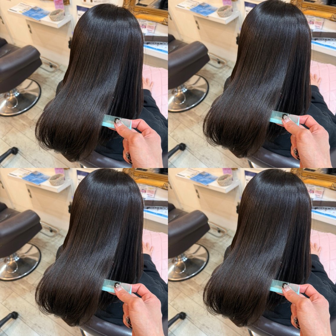 ロング カラー ✨韓国風レイヤー✖️ 美髪矯正✨ユウヤのヘアスタイル