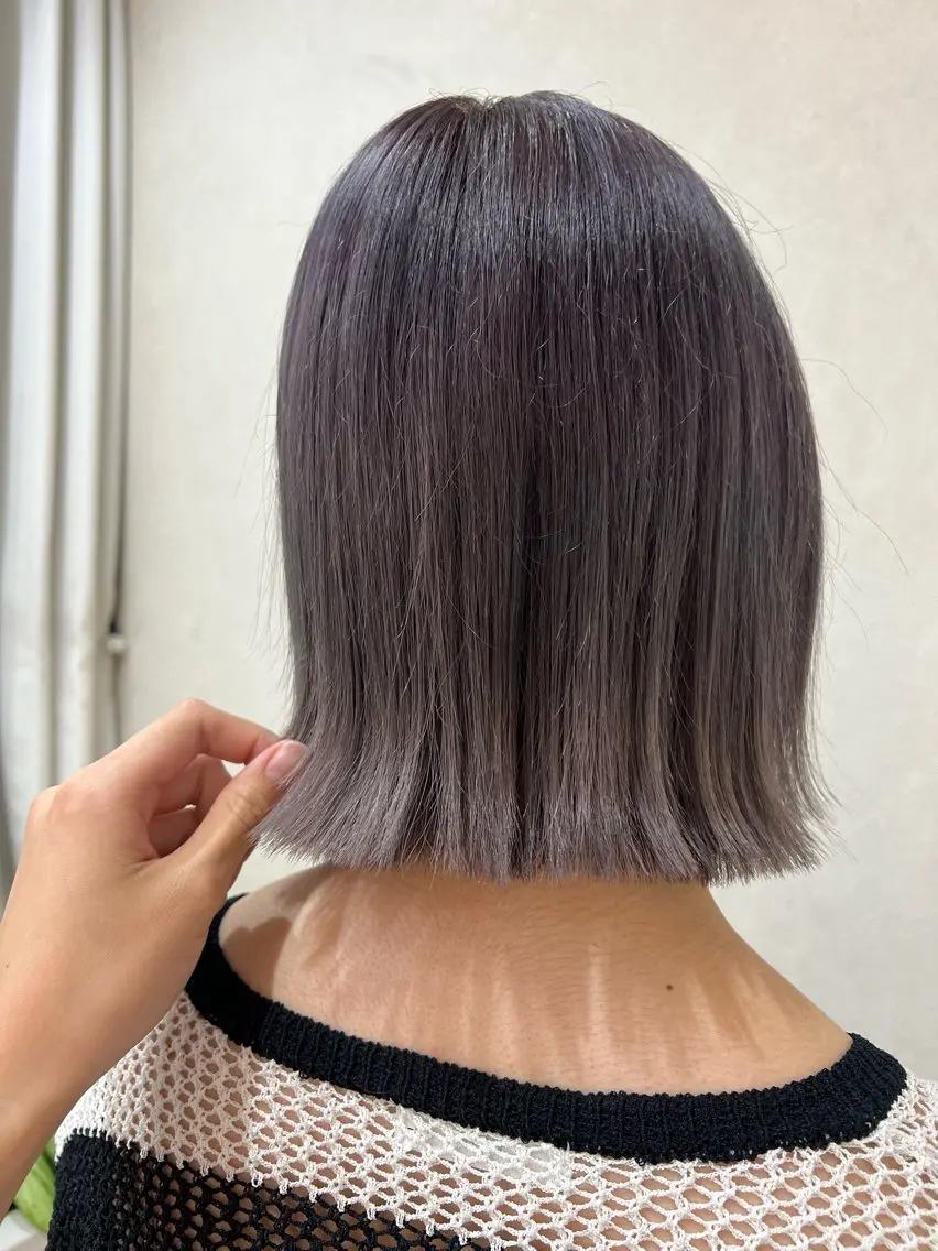 ミディアム カラー ヘアカラー トリートメント 🤍オオカワ レイナ🤍のヘアスタイル