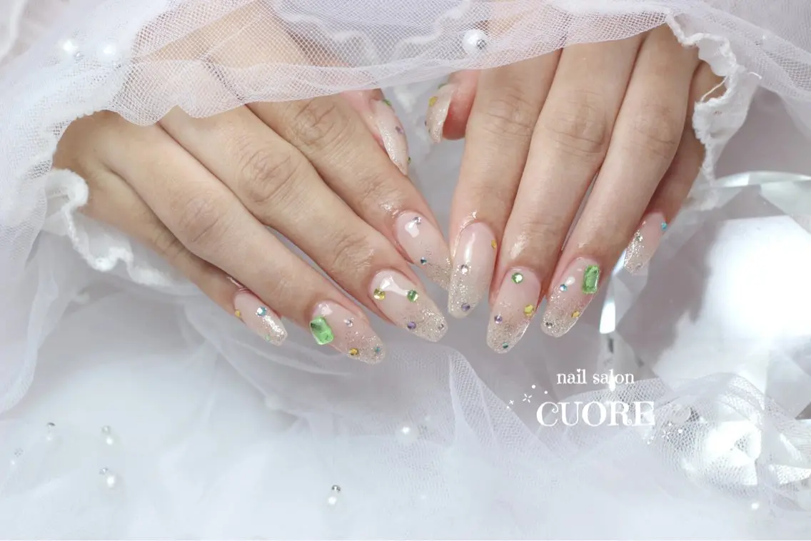 ネイル 夏ネイル ハンドネイル nail salon CUOREのネイルデザイン