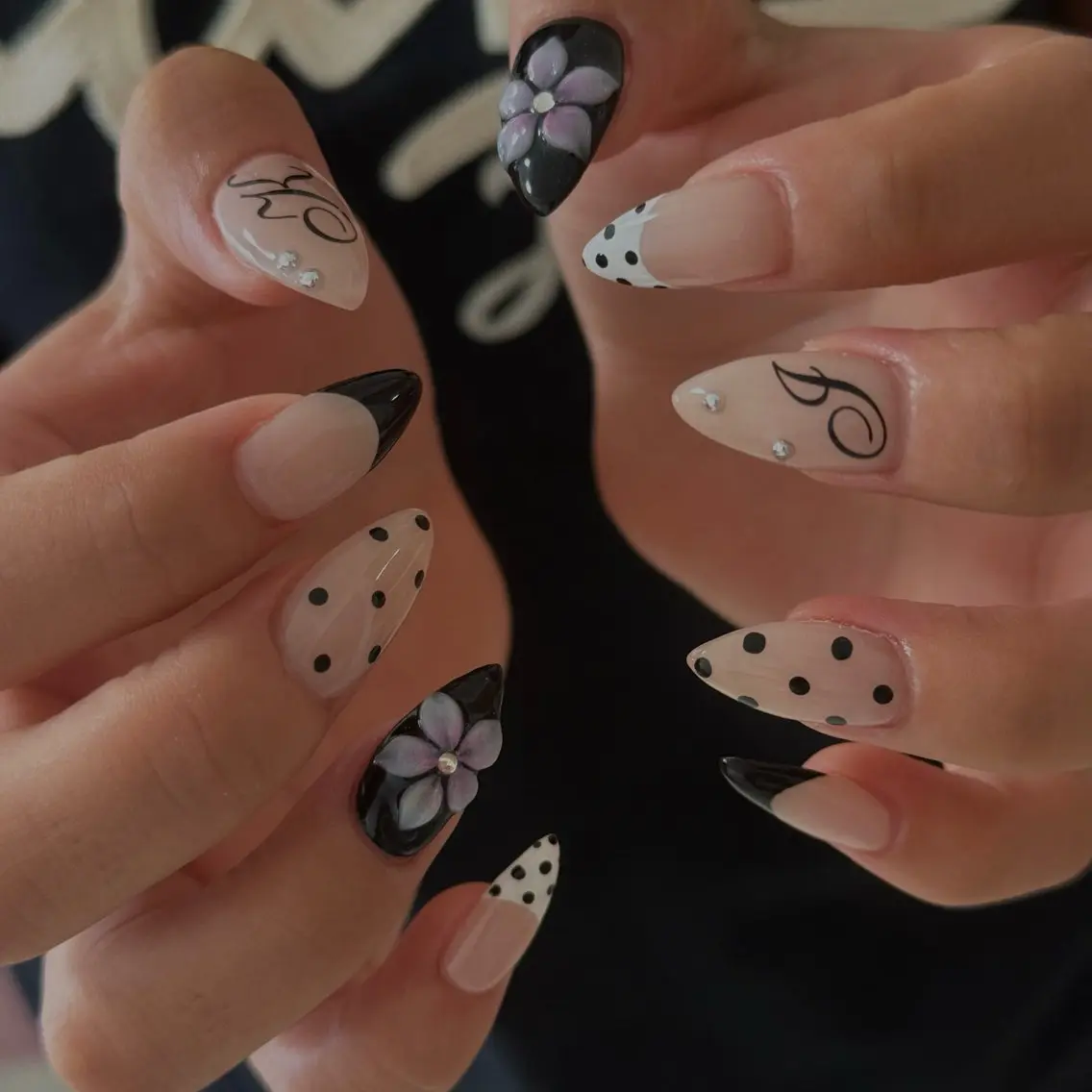 ミディアム 韓国風ヘア ハンドネイル navi nail ayaneのネイルデザイン
