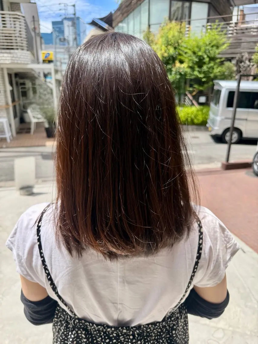 カラー 岡崎 玲旺のヘアスタイル