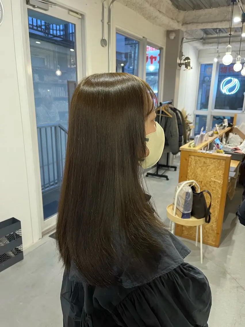 カラー ヘアカラー わだ なつきのヘアスタイル