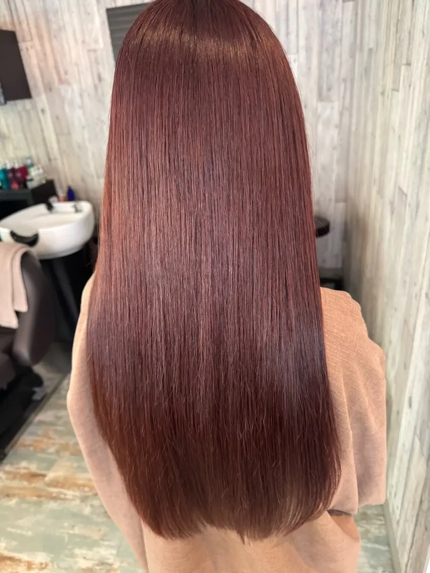 ロング 髪質改善 トリートメント カット ヘアカラー トリートメント 🌳池袋美容室🌳 albero林美里のヘアスタイル