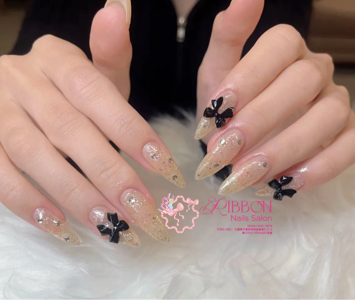 ネイル チークネイル フットネイル フレンチネイル グラデーション 韓国ネイル Ribbonnail salonのネイルデザイン