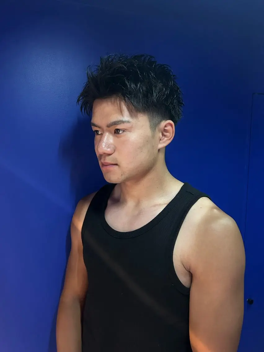 ショート メンズ 佐々木 大地のヘアスタイル