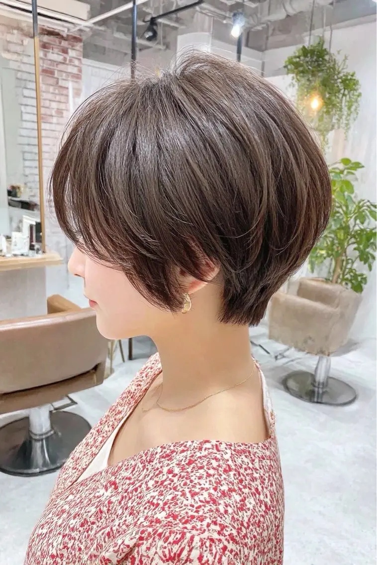 ショート 似合わせメイク・ ショートボブWAKOのヘアスタイル