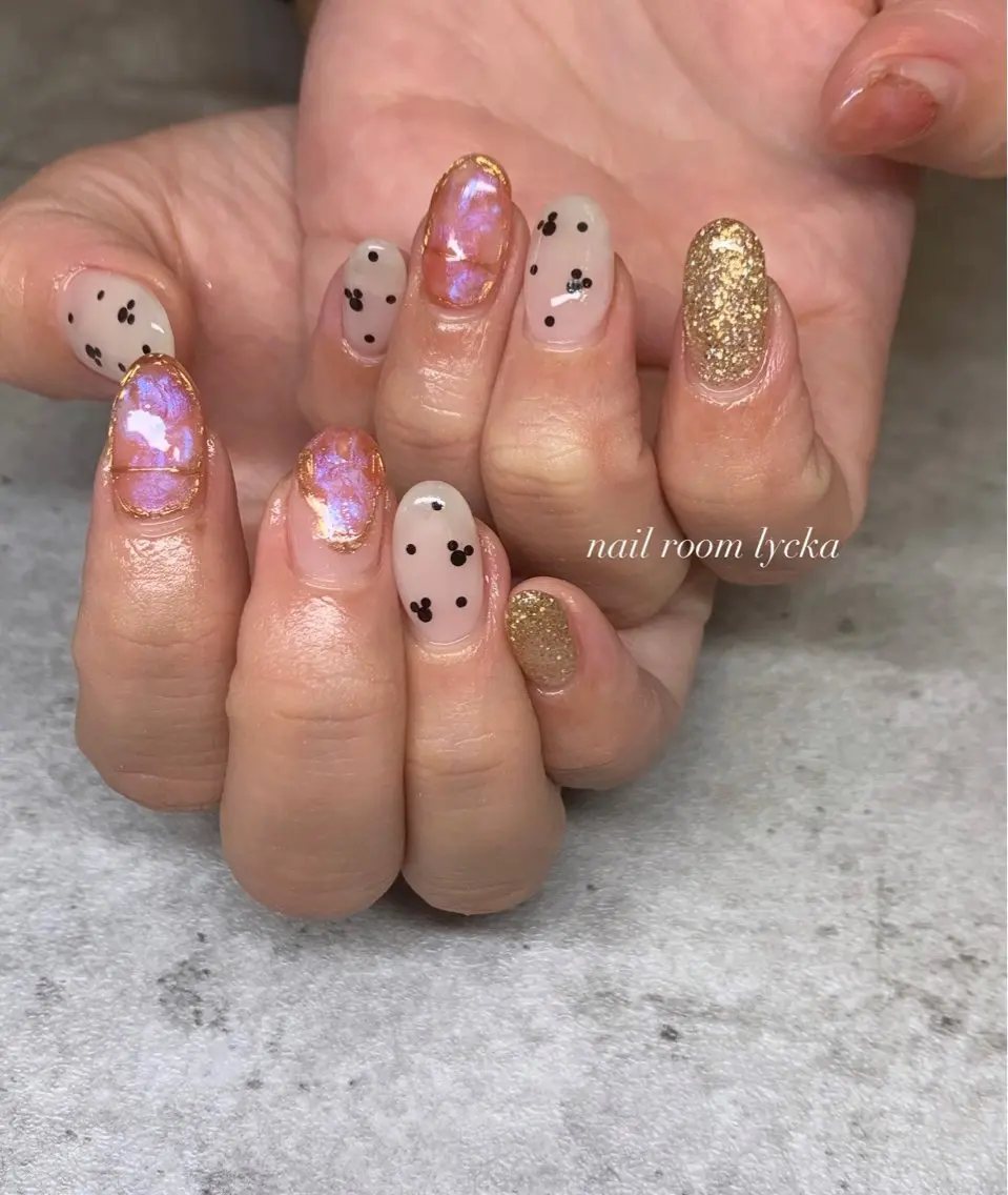 ネイル ネイルルームリッカ 𝐦𝐚𝐲𝐮のネイルデザイン
