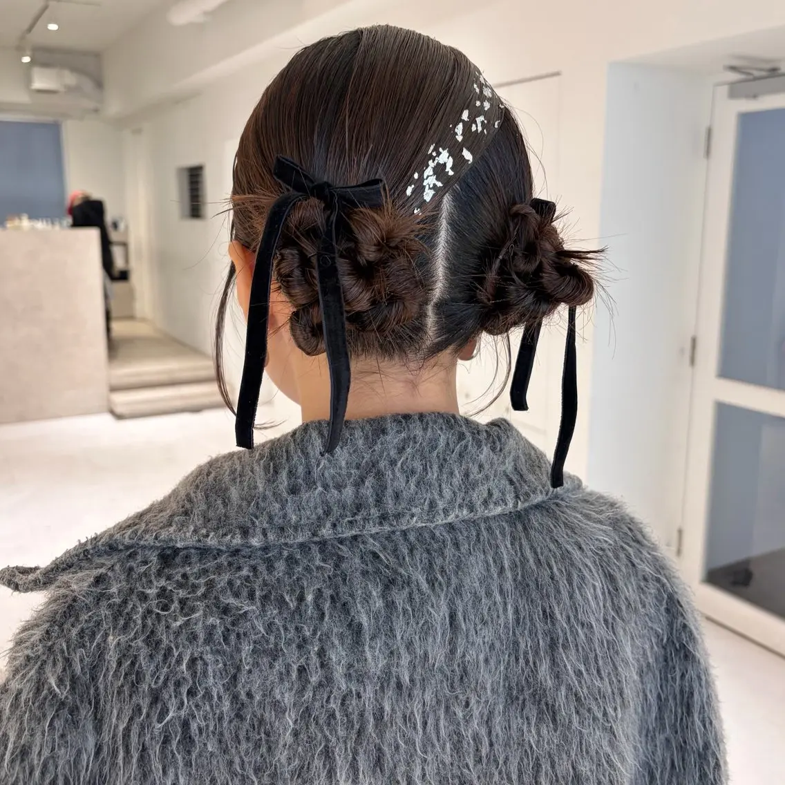 ミディアム ヘアセット haruko🎀⌇ レイヤーカットのヘアスタイル