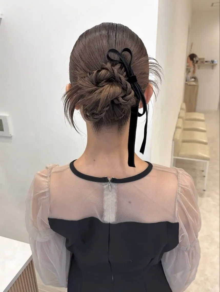 🖤空きあり⭕️ヘアアレンジ(ハーフアップ、編み下ろし、かちもり)🖤【7／8 水曜日　19:30~限定❕】¥0の写真