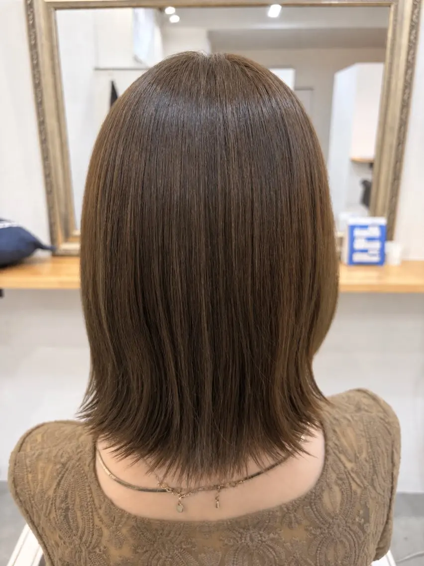 カラー ベージュカラー 【eclat】 林あきこのヘアスタイル
