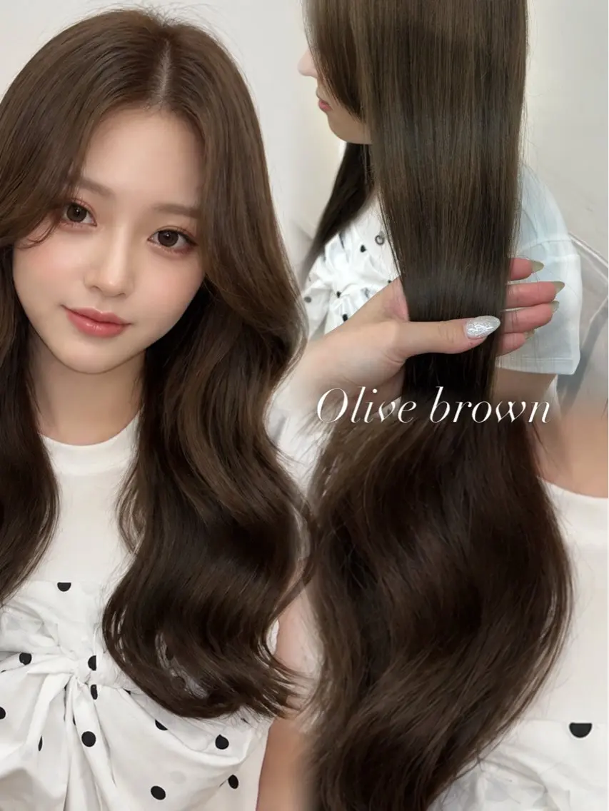 ロング カラー ブリーチ ダブルカラー ブリーチなしカラー ヘアカラー 🤍韓国うる艶カラー 髪質改善YUKI🤍のヘアスタイル