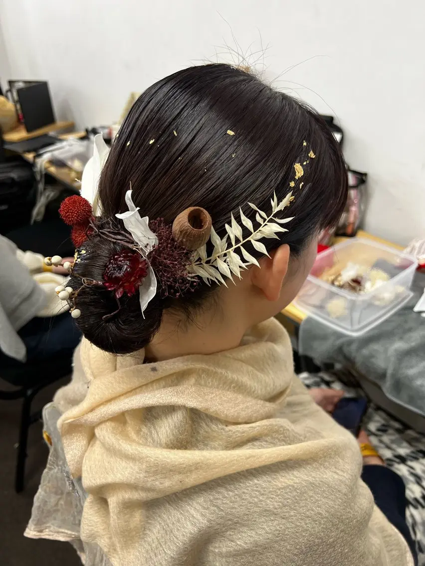 ヘアアレンジ 成人式 卒業式のヘアスタイル 個性を活かす/ harunaのヘアスタイル