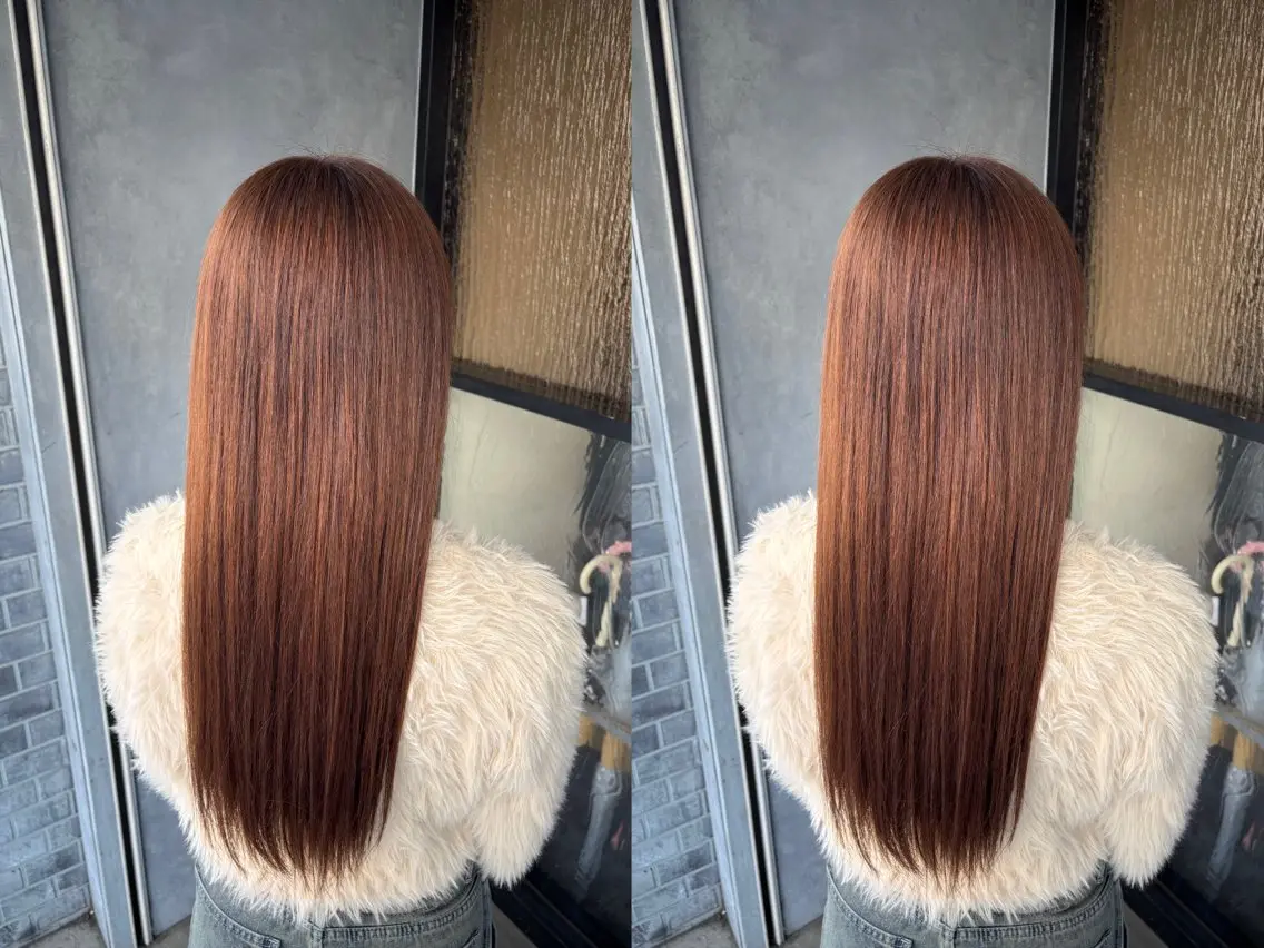 ロング カラー ブラウンカラー ヘアカラー トリートメント 古屋 澪 艶髪カラー✨のヘアスタイル