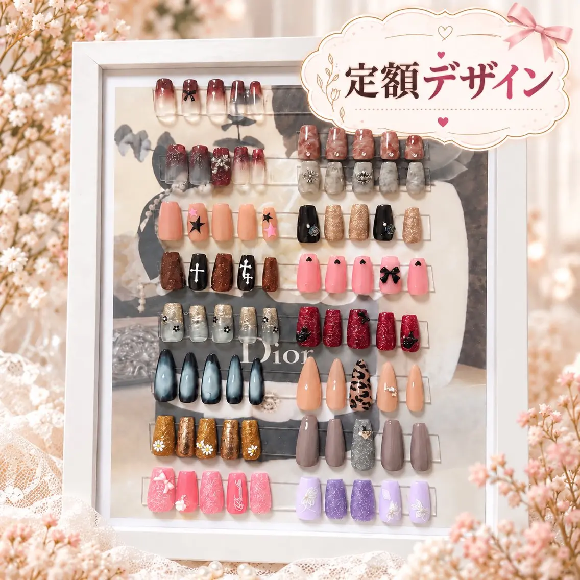 ハンドネイル 定額デザイン オフありの写真