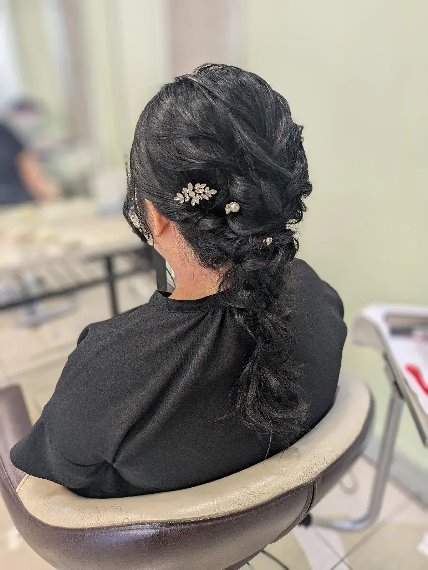 ロング ヘアセット 小林 凜のヘアスタイル