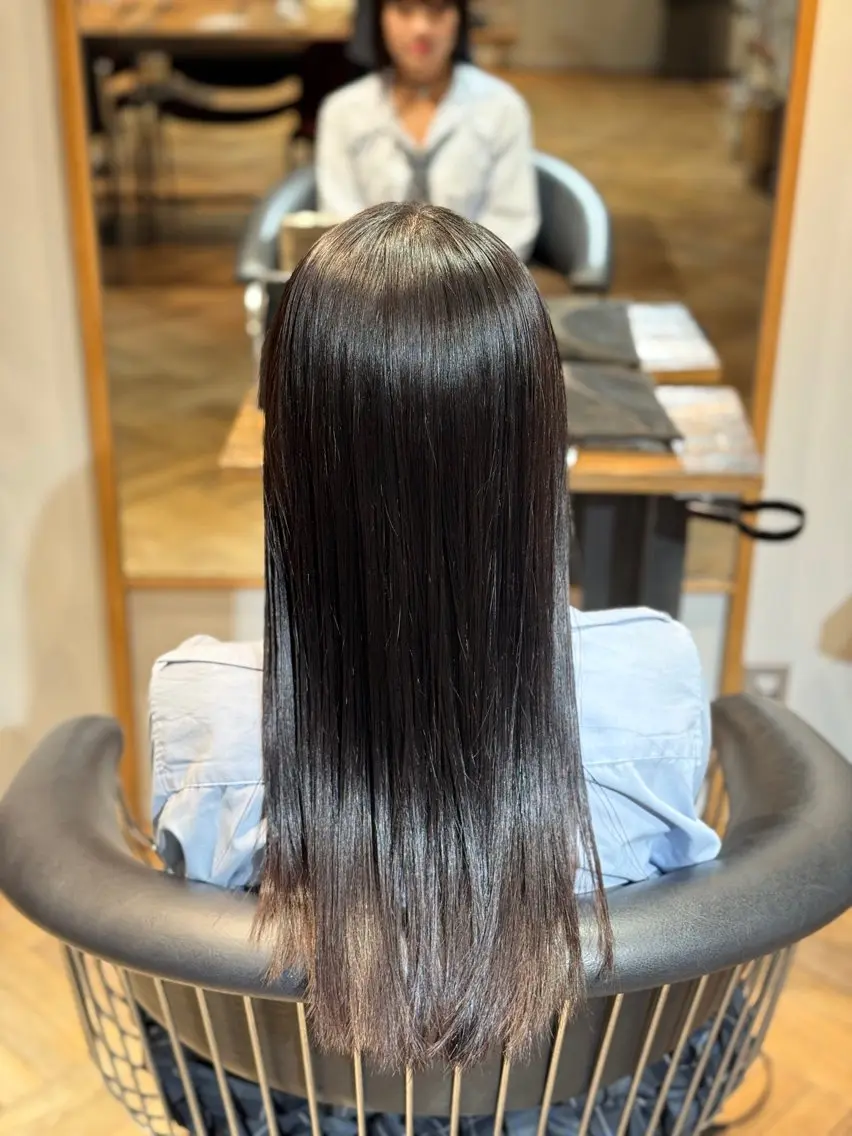 [おすすめセットメニュー✨]ブランドカラー➕縮毛矯正の写真