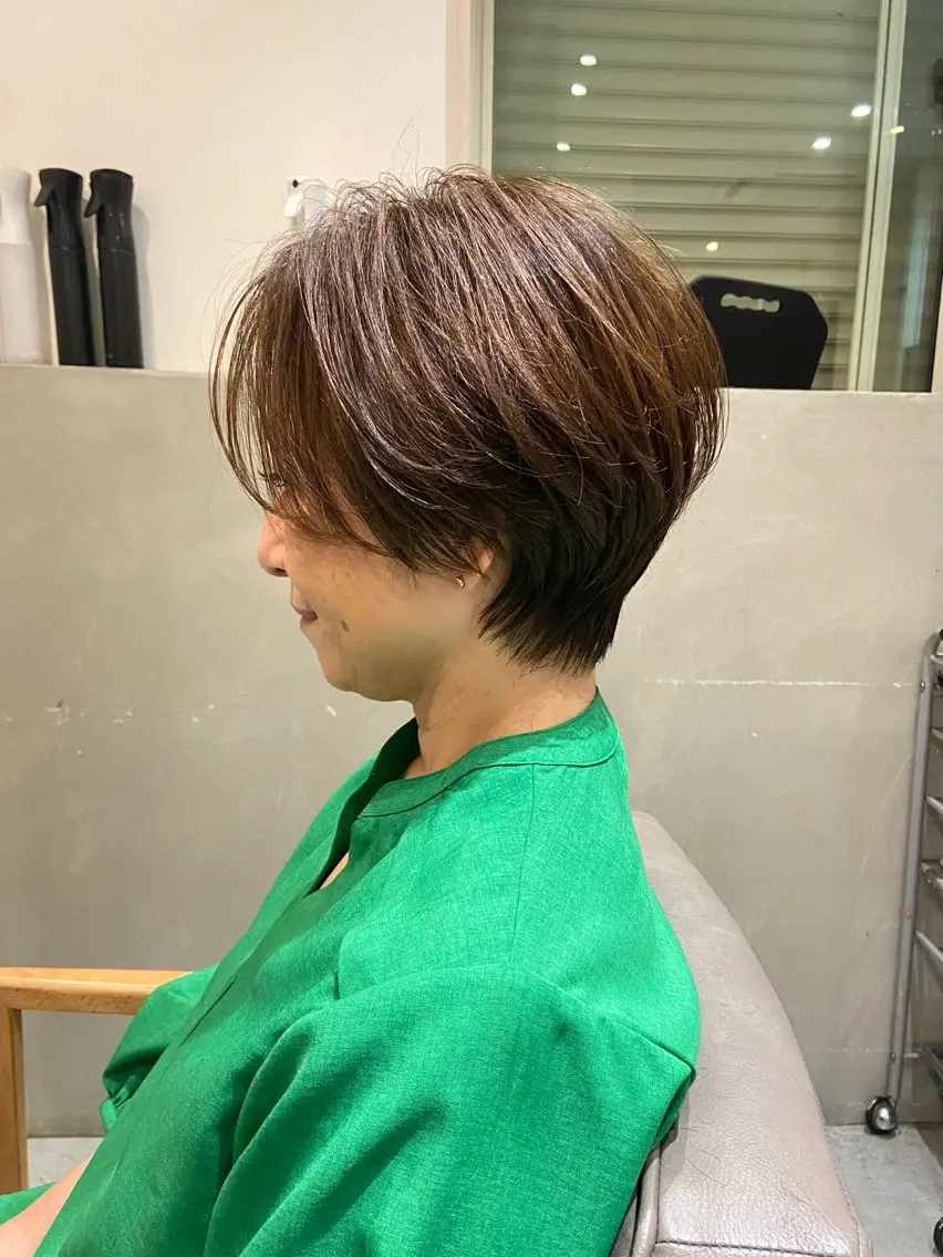 ショート カラー ハンサムショート ショートヘア ヘアカラー 廣庭 勇人のヘアスタイル