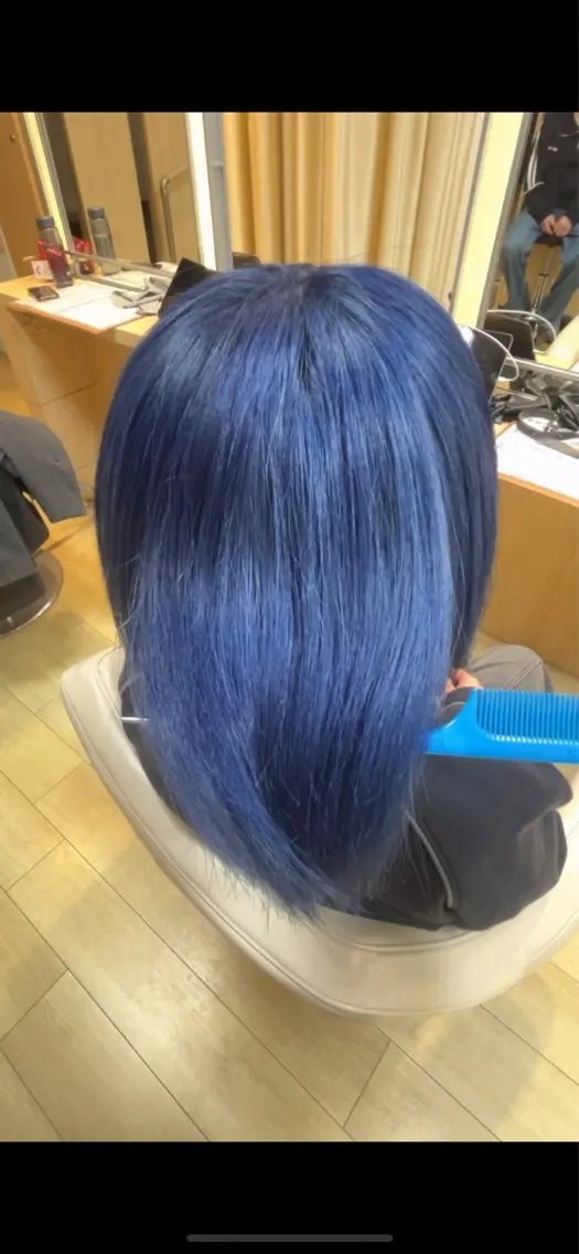 ミディアム ヘアカラー 佐藤 寧々のヘアスタイル