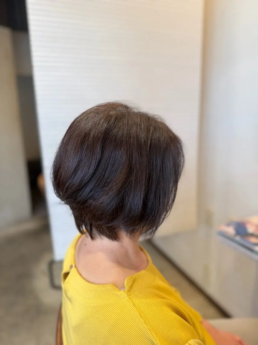 似合わせカット+マーブの写真
