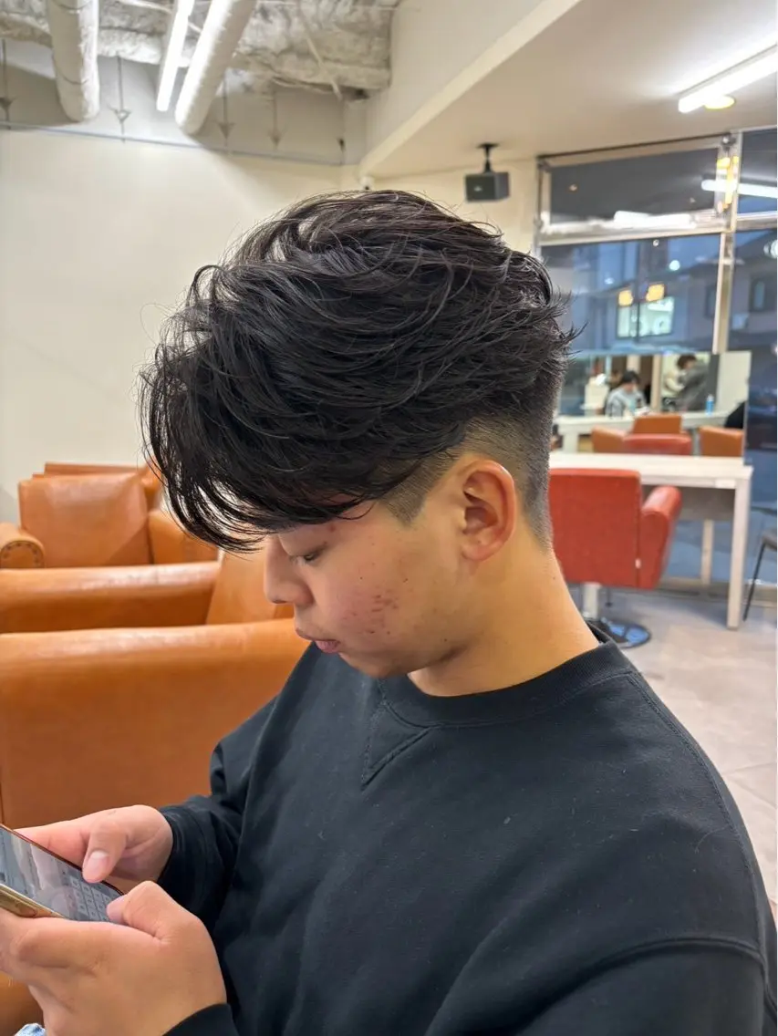 パーマ メンズ カット パーマ mihoko/ ニュアンスパーマのヘアスタイル