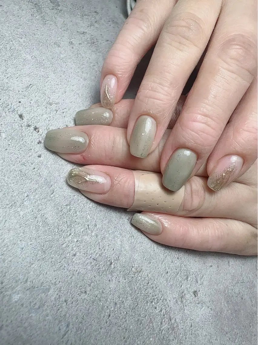 ネイル アートネイル 入学式 ハート マグネットネイル 持ち込み ハンドネイル Nailsalon Mimiy..♡のネイルデザイン