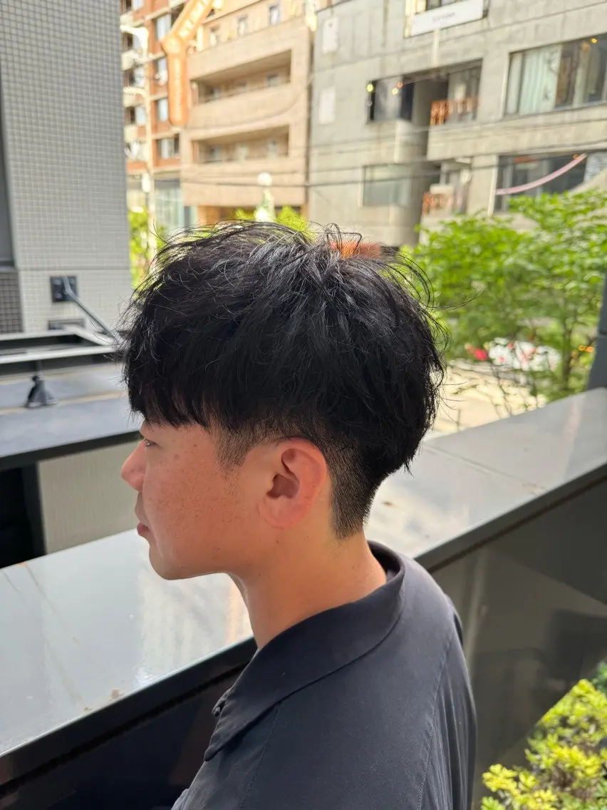 メンズ カット 河野 悠のヘアスタイル