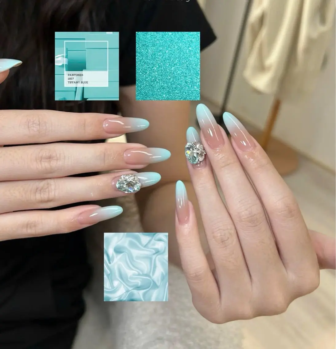 ネイル キラキラネイル マグネットネイル ぷっくりネイル 春ネイル ワンホンネイル ハンドネイル Candy Nailのネイルデザイン