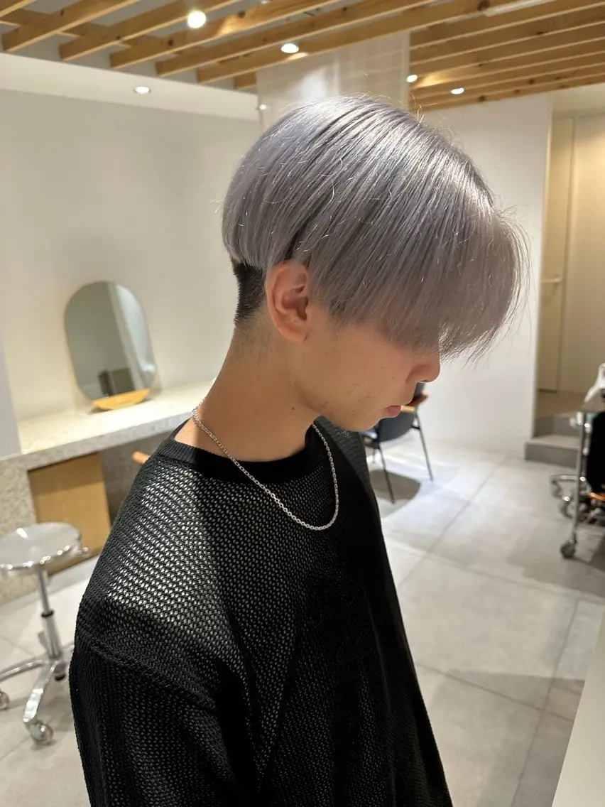 カラー メンズ ヘアカラー トリートメント 杉本 沙羅のヘアスタイル