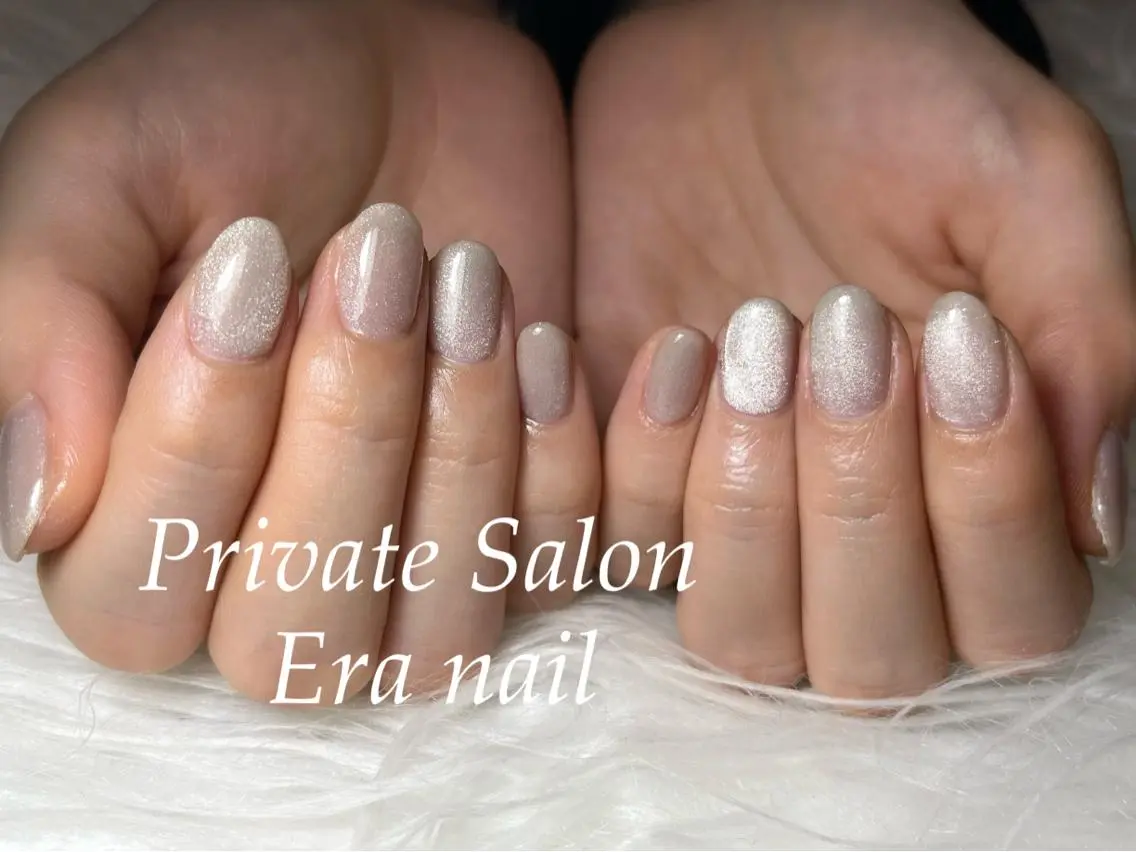 ネイル マグネットネイル マグネットワンカラー ワンカラーネイル ハンドネイル Era nailのネイルデザイン