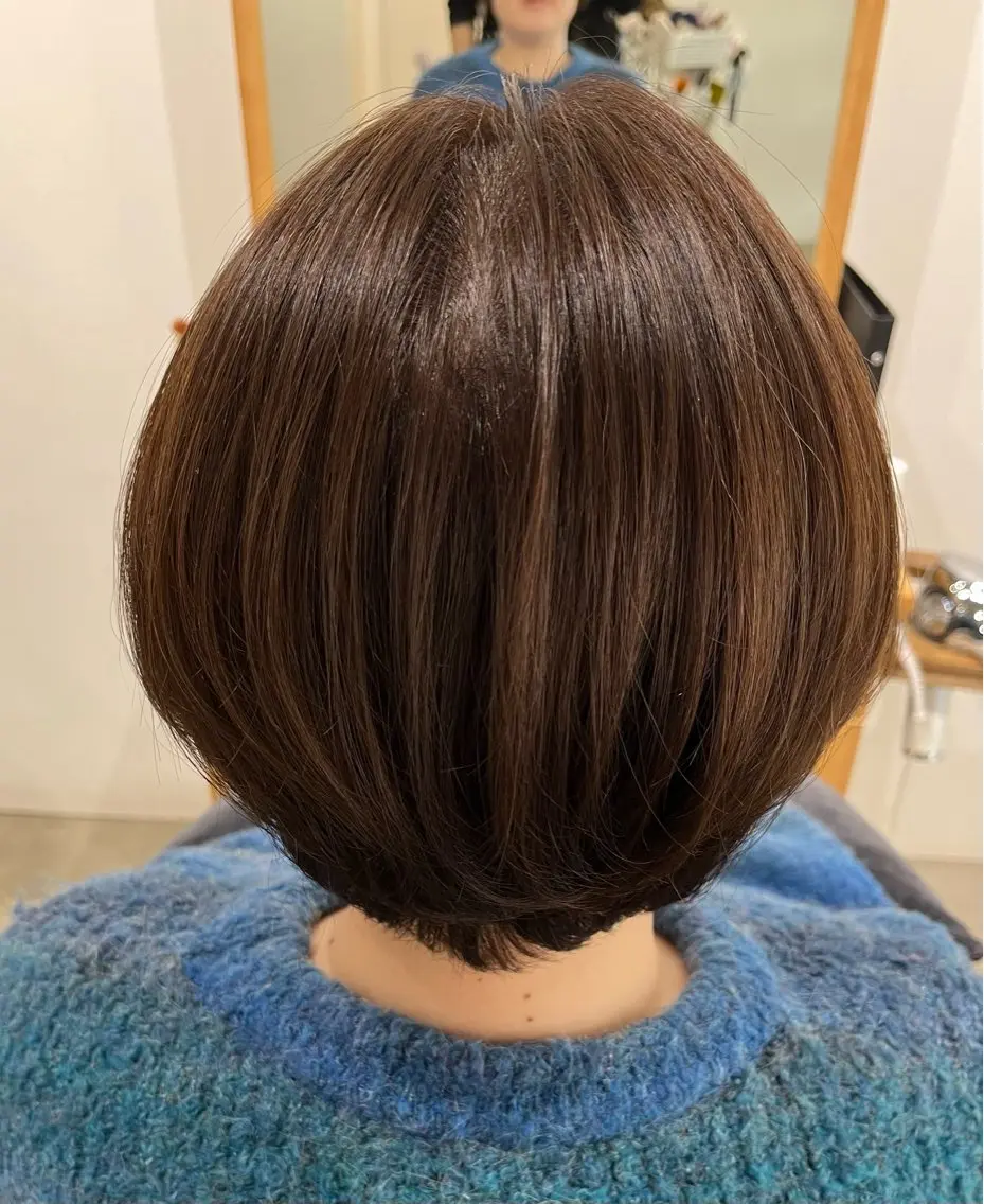 ショート カット ヘアカラー トリートメント 三島 有佳里のヘアスタイル